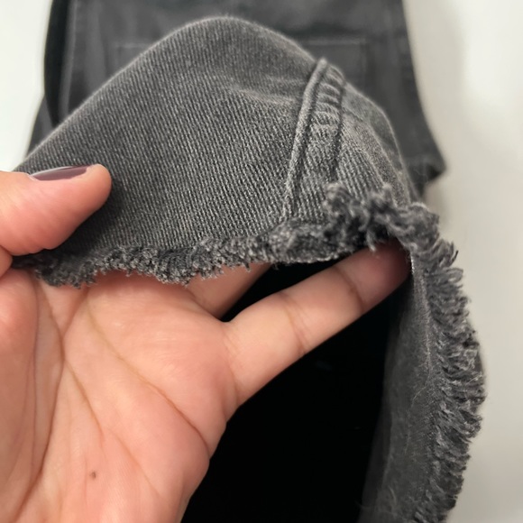 Wild Fable Black Denim Overalls Dress - Picture 4 of 5